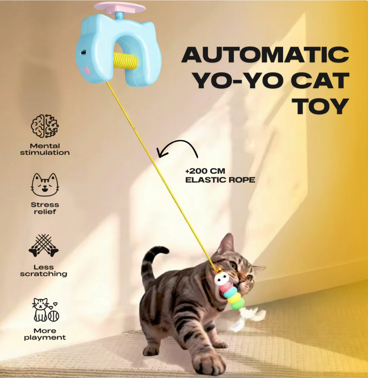 THE VIRAL AUTOMATIC YO-YO TOY THAT DRIVES CATS WILD